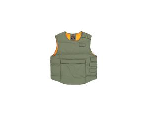 Alpha Industries Protector Puffer Vest Daunenjacke Größe M Olivgrün
