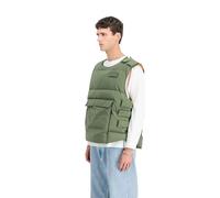 Alpha Industries - Protector Puffer Vest Daunenjacke für Männer - Größe 2XL - Olivgrün