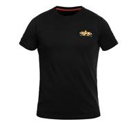 T-Shirt ALPHA INDUSTRIES "Puff Print Logo Backprint T-Shirt", Damen, Gr. 3XL, schwarz, Obermaterial: 100% Baumwolle, Shirts T-Shirt (58963510-XXXL) schwarz