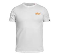 Alpha Industries - Puff Print Logo Back Print T-Shirt - White M