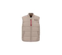 Alpha Industries Puffer Vest Daunenjacke Größe M Beige