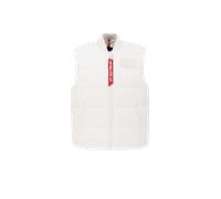 Alpha Industries Puffer Vest Daunenjacke Größe M Weiß