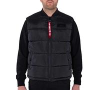 Funktionsweste ALPHA INDUSTRIES "Puffer Vest", Herren, Gr. XL, schwarz, Obermaterial: 100% Polyester; Futter: 100% Polyester; Füllung: 100% Polyester, Westen Funktionsweste (88178208-XL) schwarz