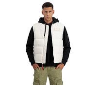 Blouson ALPHA INDUSTRIES "Alpha Industries Men - Vests Puffer Vest LW" Gr. S, weiß (jet stream white) Herren Jacken (71013064-S) jet stream white