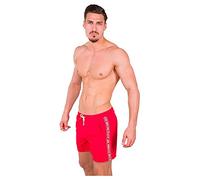 Alpha Industries RBF Tape Swim Short Schwimmshort für Herren Speed Red