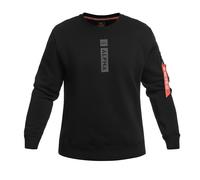 Alpha Industries - Reflective Print Sweater - Sweatshirt - Black 3XL