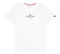 Alpha Industries Return To Base T-Shirt Größe XL Weiß