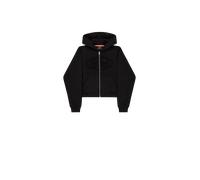 Alpha Industries Rhinestone World Zip Hoodie Größe L Schwarz
