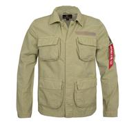 Alpha Industries Ripstop Cargo Overshirt (Sale) light oliv, Größe L, Herren, Baumwolle