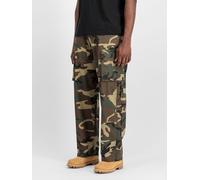 Alpha Industries Ripstop Patchwork Camo Pant Größe 34 Woodland Camouflage