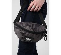 Alpha Industries Rubber Print Gürteltasche Schwarz, One Size