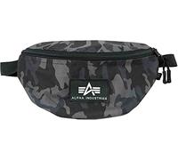 Alpha Industries Rubber Print Waistbag Unisex Umhängetasche Black Camo