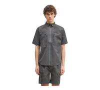 Alpha Industries - Short Sleeve Laser Cut Shirt - - Shirts - Herren - Grau - L