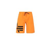 Alpha Industries Side Print Board Short stylische Badehose für Herren Alpha Orange