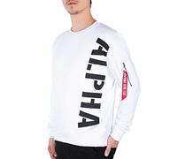 Alpha Industries Side Print Sweater Sweatshirt für Herren White