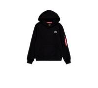 Alpha Industries Signature Backprint Hoodie Größe M Schwarz