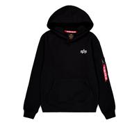 Alpha Industries Herren Signature BP Hoody, Black, M
