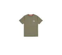 Alpha Industries T-Shirt – Signature Backprint T-Shirt – Herren – 100% Baumwolle – Sage – Gr. S