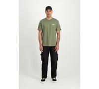 Alpha Industries - Signature BP Kaki - T-Shirt - Grün - L - 100% Baumwolle Grün L