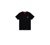 Alpha Industries Signature Puff Print Backprint T-Shirt Größe S Schwarz