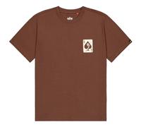 Alpha Industries - Skull Ops T-Shirt - Powder Brown M
