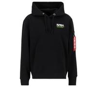 Alpha Industries Skylab NASA Hoody Kapuzensweat für Herren Black/Green