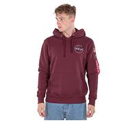 Alpha Industries Space Shuttle Hoody Kapuzensweat für Herren Burgundy