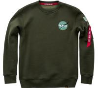 Alpha Industries Space Shuttle Sweatshirt, grün, Größe XS für Männer