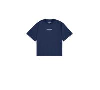 T-Shirt ALPHA INDUSTRIES "Alpha Industries Men - T-Shirts Studio Edition Backprint T-Shirt", Herren, Gr. 2XL, blau (ultra navy), Obermaterial: 100% Baumwolle, Kurzarm, Shirts (98623248-XXL) ultra navy