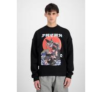 Alpha Industries Sweatshirt Herren Baumwolle schwarz, XS