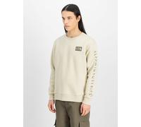 Alpha Industries - Camo Sleeve Crewneck Bluse - Vintage White S