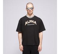 ALPHA INDUSTRIES T-SHIRT COLLEGE T Schwarz Herren