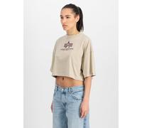 Alpha Industries T-Shirt Damen beige, XS
