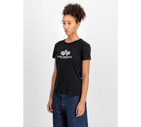 Alpha Industries - New Basic T-Shirt für Damen - Black S