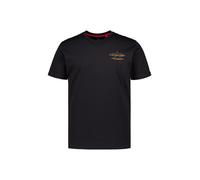 ALPHA INDUSTRIES T-Shirt Herren Kurzarm Baumwolle schwarz, 3XL