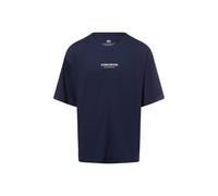 T-Shirt ALPHA INDUSTRIES "Alpha Industries Men - T-Shirts Studio Edition Backprint T-Shirt", Herren, Gr. 2XL, blau (ultra navy), Obermaterial: 100% Baumwolle, Kurzarm, Shirts (98623248-XXL) ultra navy