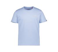 ALPHA INDUSTRIES T-Shirt Herren Regular Fit Kurzarm Rundhals Baumwolle blau, M