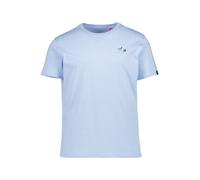 ALPHA INDUSTRIES T-Shirt Herren Regular Fit Kurzarm Rundhals Baumwolle blau, M