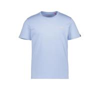 ALPHA INDUSTRIES T-Shirt Herren Regular Fit Kurzarm Rundhals Baumwolle blau, XL