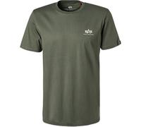 Alpha Industries - T-shirt Basic Small Logo - Dark Olive XL