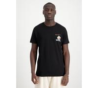 Alpha Industries Flying Buzz Small Logo T-Shirt Größe M Schwarz