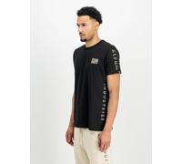 Alpha Industries Herren T-Shirt Camo Sleeve black XL