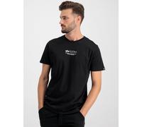 T-Shirt ALPHA INDUSTRIES "Alpha Industries Men - T-Shirts Alpha Wording T" Gr. XL, schwarz (black) Herren Shirts (38804027-XL) black