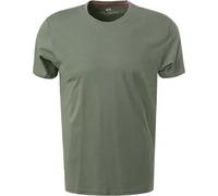 ALPHA INDUSTRIES T-Shirt Herren Slim Fit Kurzarm Rundhals Baumwolle grün, XXL