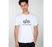 Alpha Industries Herren Basic T Rainbow Ref T-Shirt, White, XXL