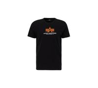 Alpha Industries Basic Rubber Kurzarm-t-shirt XL Black