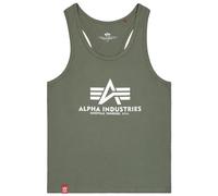 Alpha Industries - Tank Top Basic BB Big Logo T-Shirt - Dark Olive M