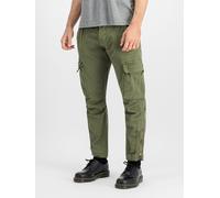 Cargohose ALPHA INDUSTRIES "Task Force Pant", Damen, Gr. 32, Normalgrößen, grün (vintage grün), Obermaterial: 98% Baumwolle, 2% Elastan, Hosen Cargohose (39278563-32) vintage grün