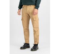 Cargohose ALPHA INDUSTRIES "Task Force Pant", Damen, Gr. 38, Normalgrößen, beige (sand), Obermaterial: 98% Baumwolle, 2% Elastan, Hosen Cargohose (88290730-38) sand