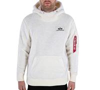 Alpha Industries Teddy Hoody Kapuzensweat für Herren Off White
